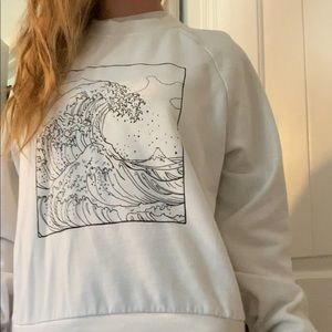 Cute wave sweatshirt